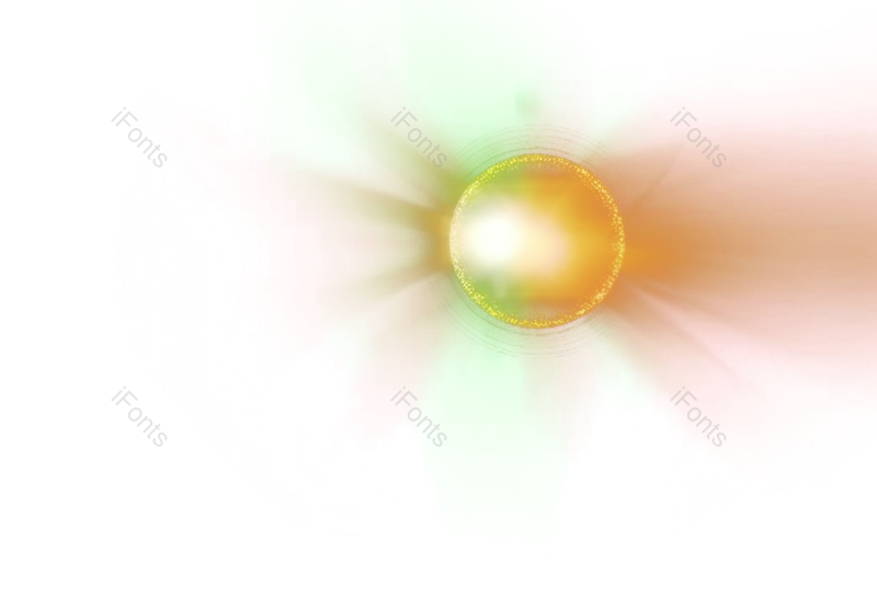 光效图片,发散元素,自然PNG,绿色免抠素材